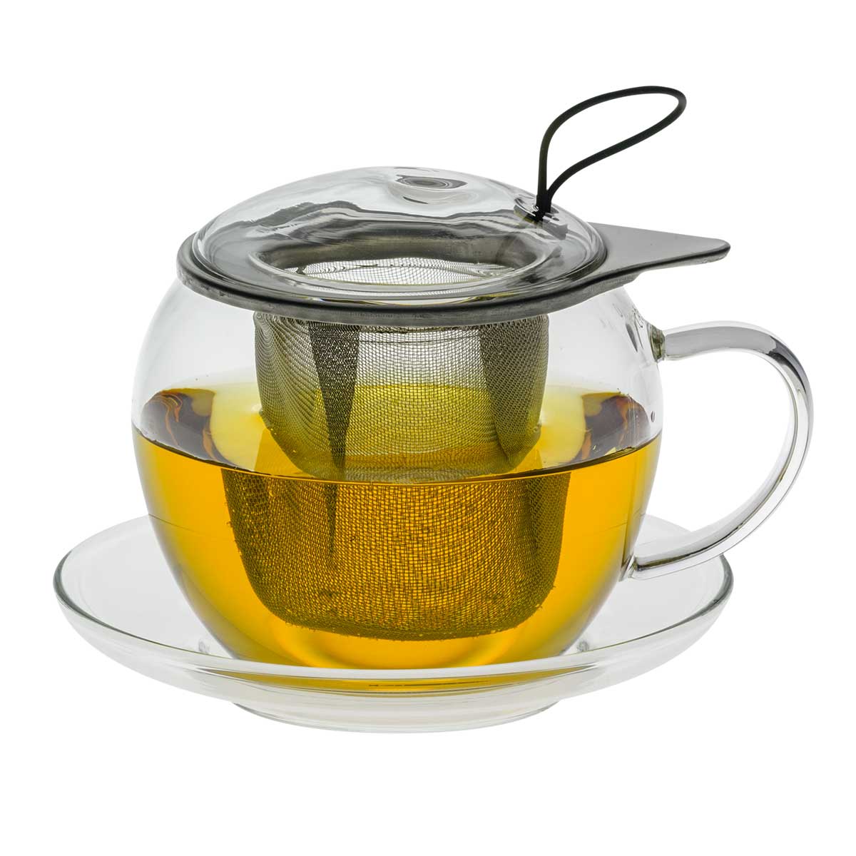 planter Splendor Lull Cană din sticlă cu infuzor metalic "Jumbo" - Kokoon Tea