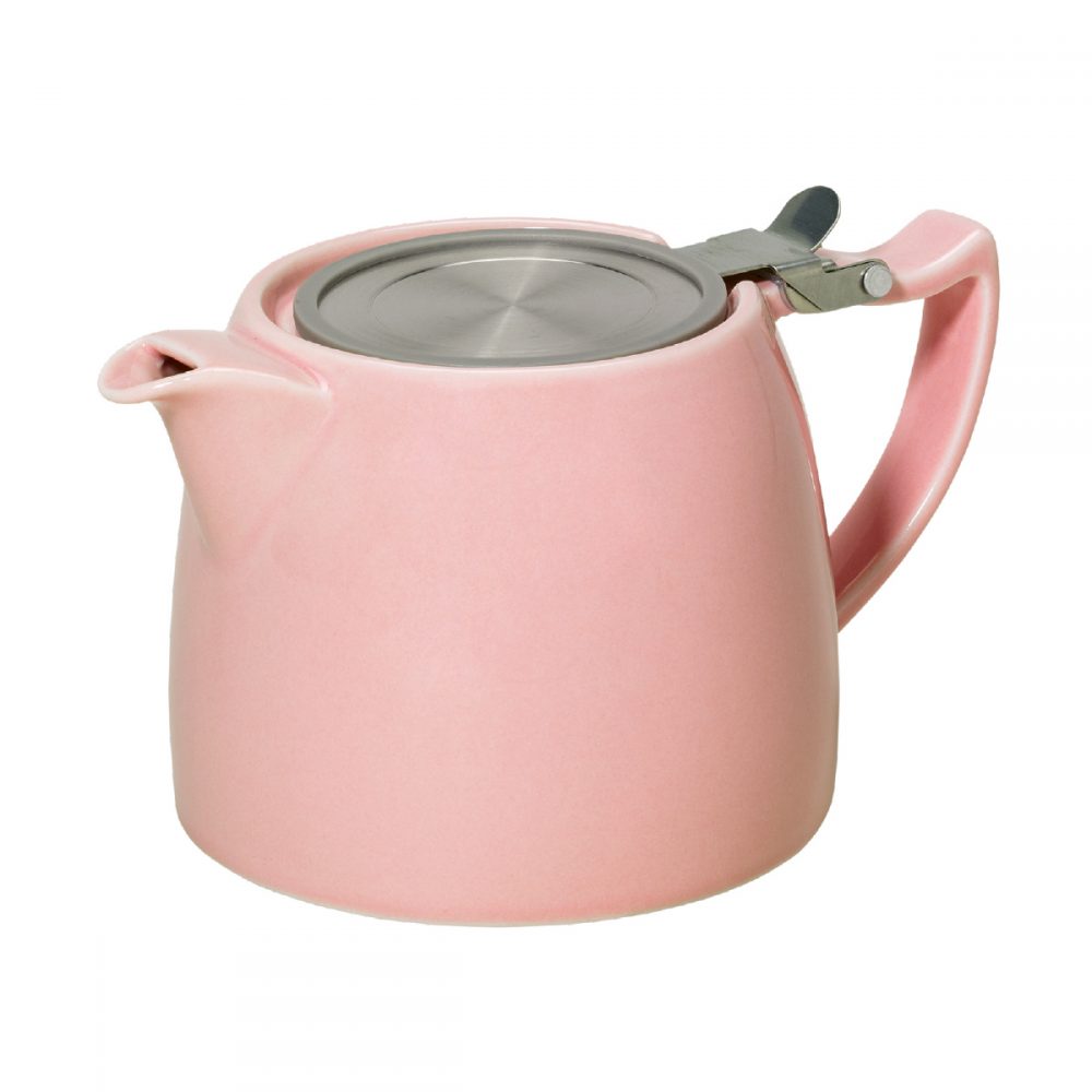 Retrage cravată creştere  Ceainic Mignon din porţelan cu infuzor şi capac (roz) - Kokoon Tea